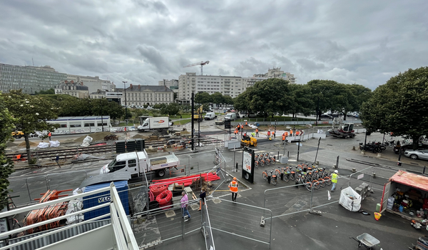 Actualité : Tramway Nantes : modernisation de la station Commerce 