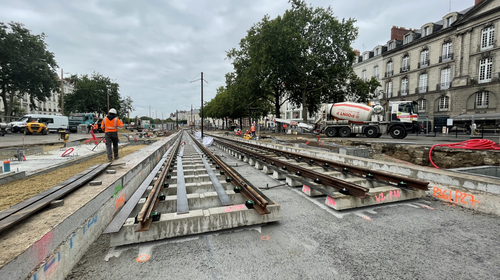 Actualité : Tramway Nantes : modernisation de la station Commerce 