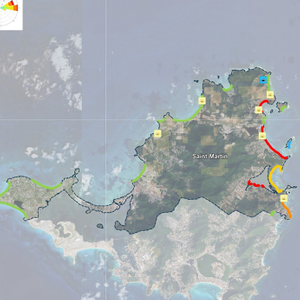 Mise à jour de l'atlas de vulnérabilité des sites d'échouages de sargasse