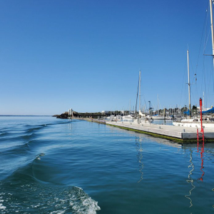 image liste : Brise clapot au port du Moulin Blanc Brest