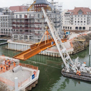 Image liste : Réalisation d'une passerelle en bord de Seine à Cormeilles-en-Parisis (95)