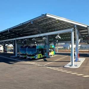 Image liste : Construction d'un site de remisage de bus électrique HELYCE+ à Saint-Nazaire (44)