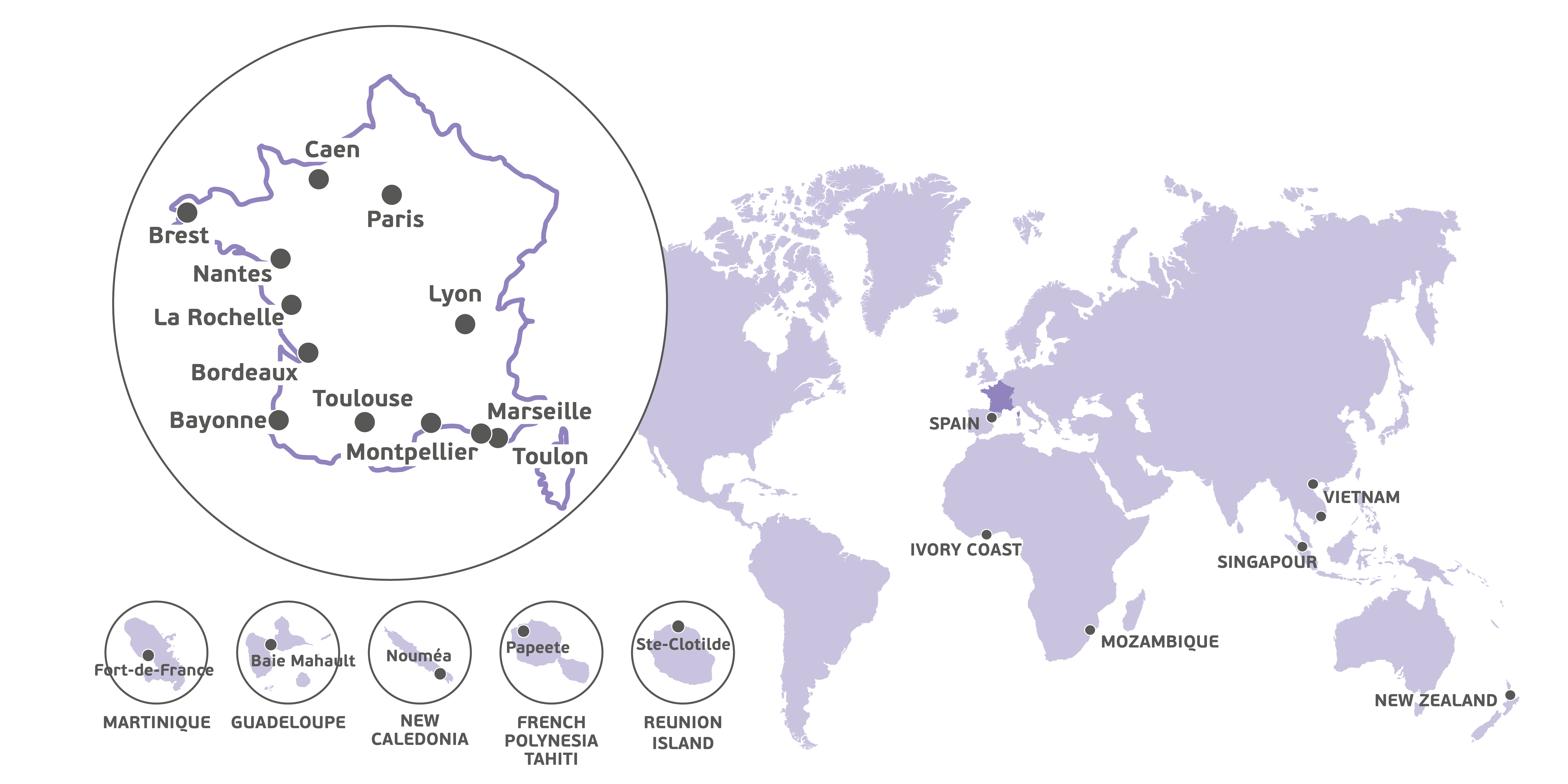 Carte des implantations Keran EN 09-2025