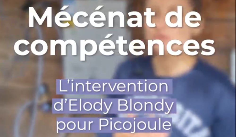 Elodie Blondy s'engage dans un mécénat de compétences pour Picojoule