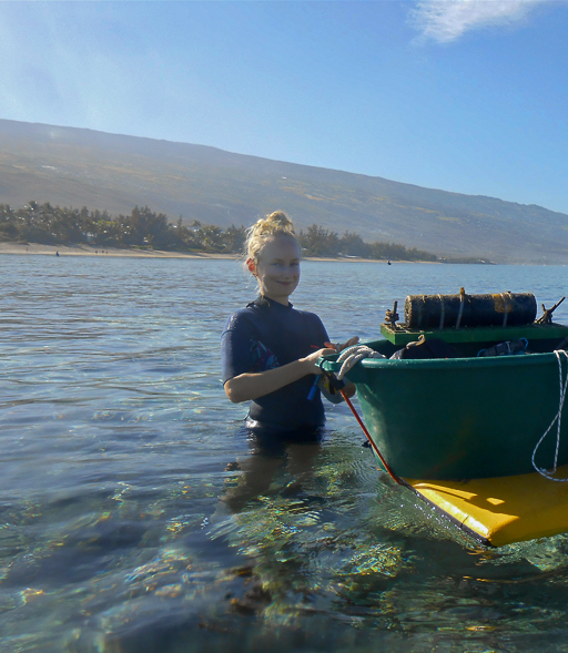 Axelle Gaffet doctorante Créocéan